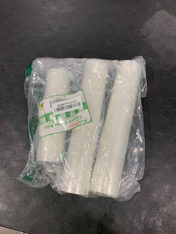 Photo 1 of MakMeFre 6 Pack 8"x20'(3Rolls) and 11"x20' (3Rolls) Vacuum Sealer Bags Rolls for Food,Commercial Grade, BPA Free,Puncture Prevention,Great for Sous Vide Cooking