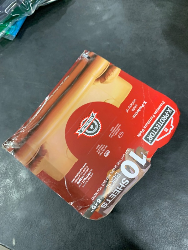 Photo 1 of Felt Furniture Pads X-PROTECTOR 10 PCS - Premium 8” x 6” x 1/5” Heavy Duty Beige Felt Sheets! Cut Large Furniture Pads to The Size You Need - The Best Felt Floor Protectors for Any Hard Floor!