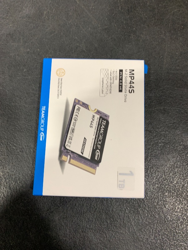 Photo 1 of TEAMGROUP MP44S SSD 1TB SLC Cache Gen 4x4 M.2 2230 PCIe 4.0 NVMe Steam Deck ASUS ROG Ally Mini PCs R/W Speed up to 5000/3500 MB/s TM5FF3001T0C101