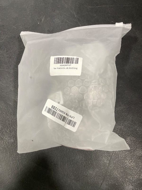 Photo 1 of Protective Case for LABUBU, Clear Figure Display Bag with Keychain, Plastic Protective Cover, Storage Transparent PVC Bag Hanging Model (Doll Not Include, Style B Sitting)