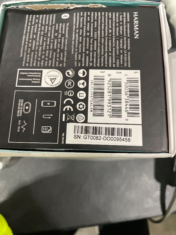 Photo 1 of JBL Flip 6 - Waterproof Portable Bluetooth Speaker, Powerful Sound and deep bass, IPX7 Waterproof, 12 Hours of Playtime with Megen Hardshell Case - Teal