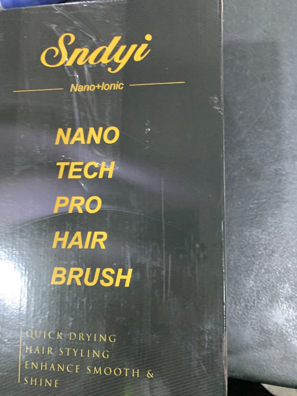 Photo 1 of Sndyi Nano Thermal Ceramic & Ionic Tech Round Hair Brush with Boar Bristles, Professional Barrel Brush for Styling, Curling and Straightening, 2 Pack
