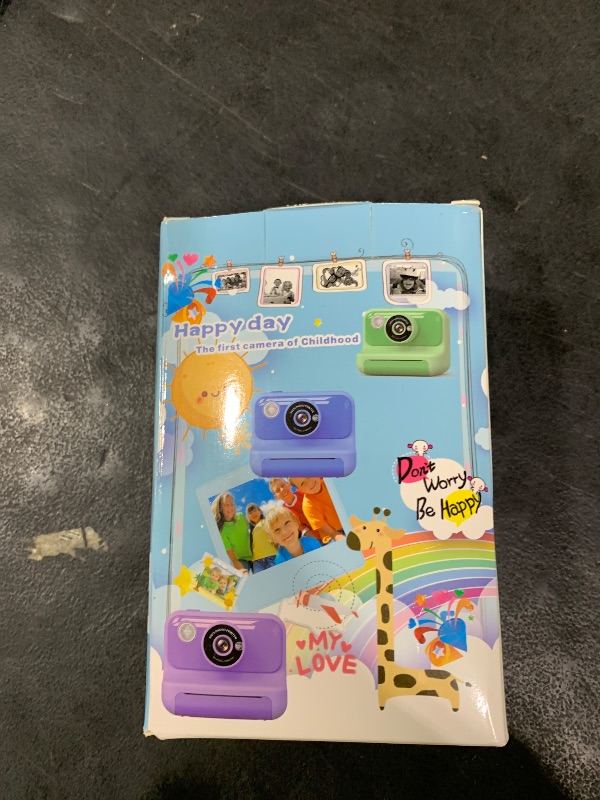 Photo 1 of Kids Camera Instant Print, Christmas Birthday Gifts for Girls and Boys, Kids Camera 1080P HD Video Digital Toddler Camera Toy for 3 4 5 6 7 8 9 10 11 12 Years Old