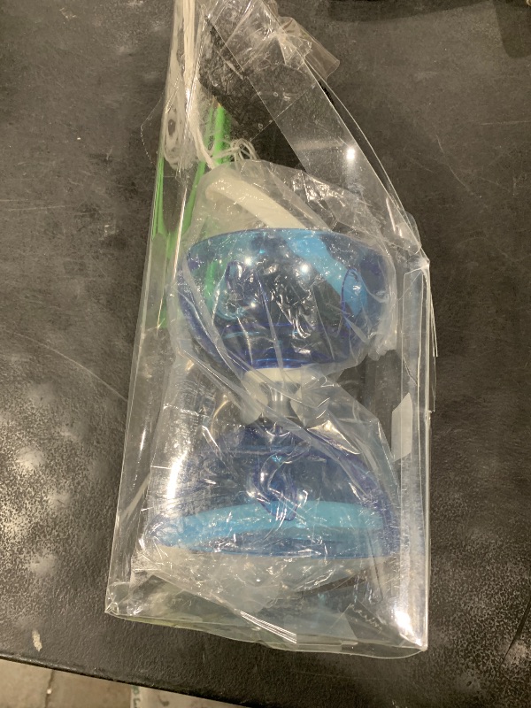 Photo 1 of BodyRhythm Five Bearings Chinese Diabolo Yoyo Set with Fiberglass Sticks, Adjustable Strings for All Ages - Best for Fitness and Tricks (Blue)
