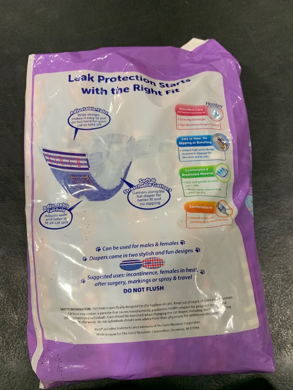 Photo 1 of Hartz Comfitables Cat Diapers,Medium, 16 Count, Comfortable & Secure Fit, Easy to Put On