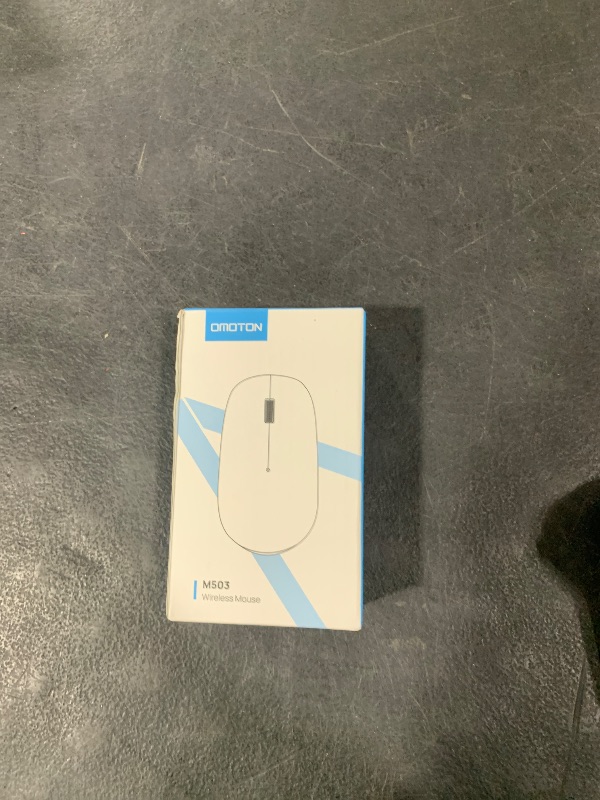 Photo 1 of OMOTON Bluetooth Mouse for iPad and iPhone (iPadOS 13 / iOS 13 and Above), Ultra-Thin Wireless Mouse Compatible with Bluetooth Enabled Computer, Laptop, PC, Notebook, and Mac Series (Silver)