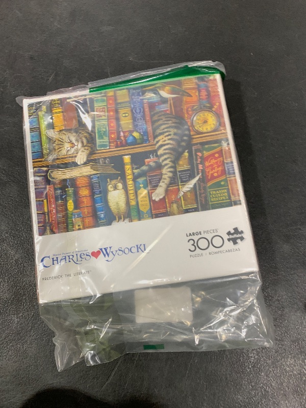 Photo 1 of Buffalo Games - Charles Wysocki - Frederick The Literate - 300 Piece Jigsaw Puzzle For Adults -Challenging Puzzle Perfect for Game Nights - Finished Size is 21.25 x 15.00