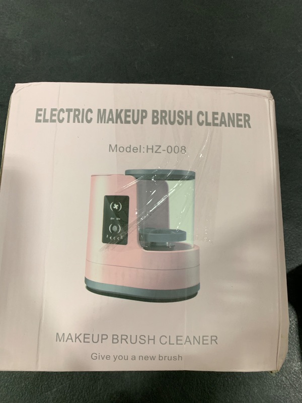 Photo 1 of 3 IN 1 Electric Makeup Brush Cleaner Machine With Makeup Brush Dryer-Holder-Portable Automatic USB Cosmetic Brushes Cleaner Tool for All Size Beauty Makeup Brush Set,Eyeshadow, Blush Brush (Rose Pink)