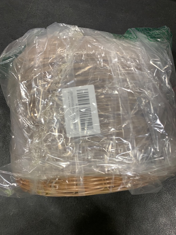 Photo 1 of CEZOOWYEX 16 Pack Plastic Small Gift Baskets, Oval Wicker Bread Basket for Party, 9 x 6.5 x 2.48 Inch Empty Tabletop Fruit Vegetables Serving Baskets for Wedding, Mother's day, Christmas, Restaurant