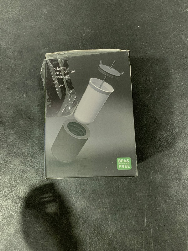 Photo 1 of Juome Silicone Cylinder Ice Cube Tray Mold, Mini Small Ice Cube Trays for Freezer with Lid, Reusable Easy Release Crushed Ice Maker Cup Bottle (Green)