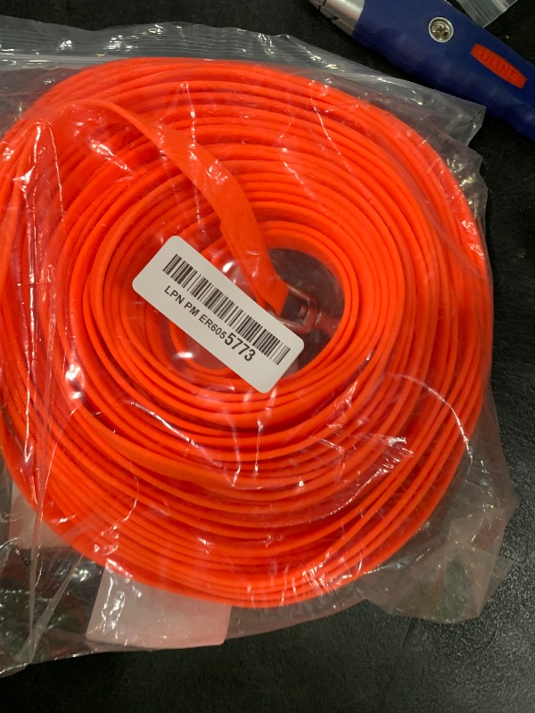 Photo 1 of Waterproof Dog Training Leash 50FT 30FT 15FT 10FT 5FT Heavy Duty Recall Long Lead for Large Medium Small Dogs (50FT, Orange)