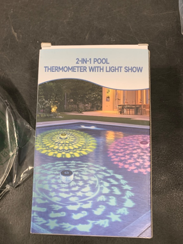 Photo 1 of Likiyol 2025 Upgrated Solar Digital Pool Thermometer Floating Easy Read with Light Show & Remote, Sea Animal Pool Temperature Thermometer IP68 Waterproof for Pools Ponds Hot Tubs