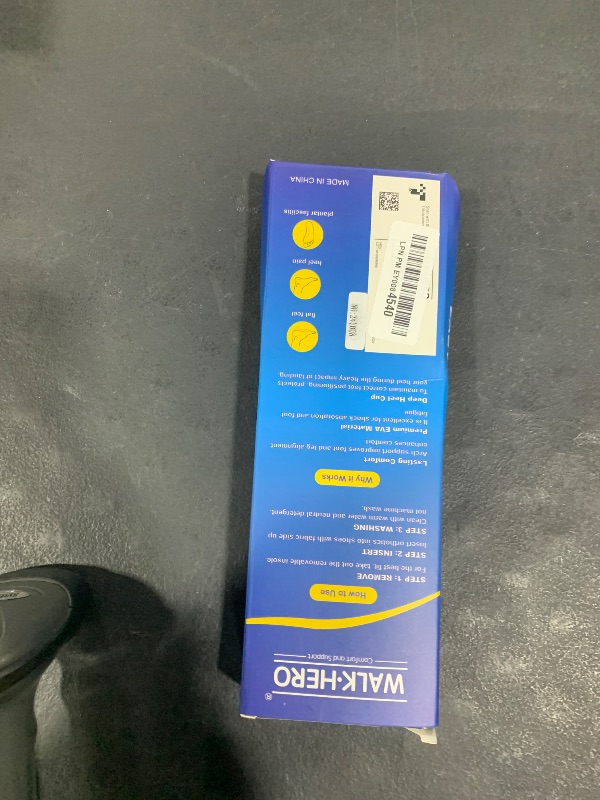 Photo 1 of Inserts Relieve Plantar Fasciitis - Flat Feet Insoles Arch Supports, Orthotic Insoles for Foot Pain Arch Pain Reduce Muscle Fatigue Absorb Shock (Mens 5-5 1/2 | Womens 7-7 1/2)