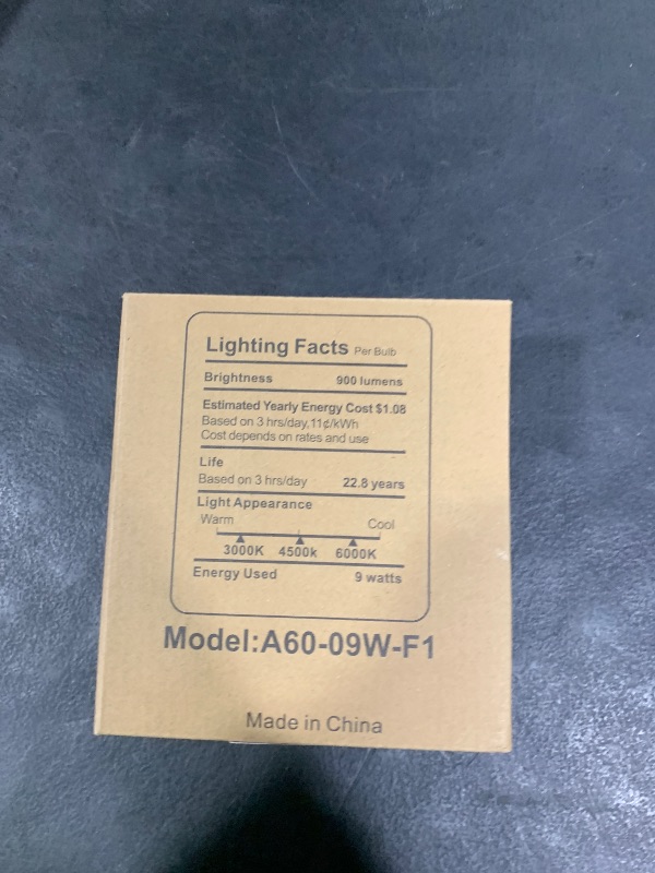 Photo 1 of TOBUSA A19 LED Light Bulbs with Remote, 9W LED Bulbs 60W Equivalent, 3000K-6000K Dimmable Bulbs with E26 Base, 900 Lumens Light Bulbs with Timing, Memory Function, Ideal Lighting for Home, 2 Packs