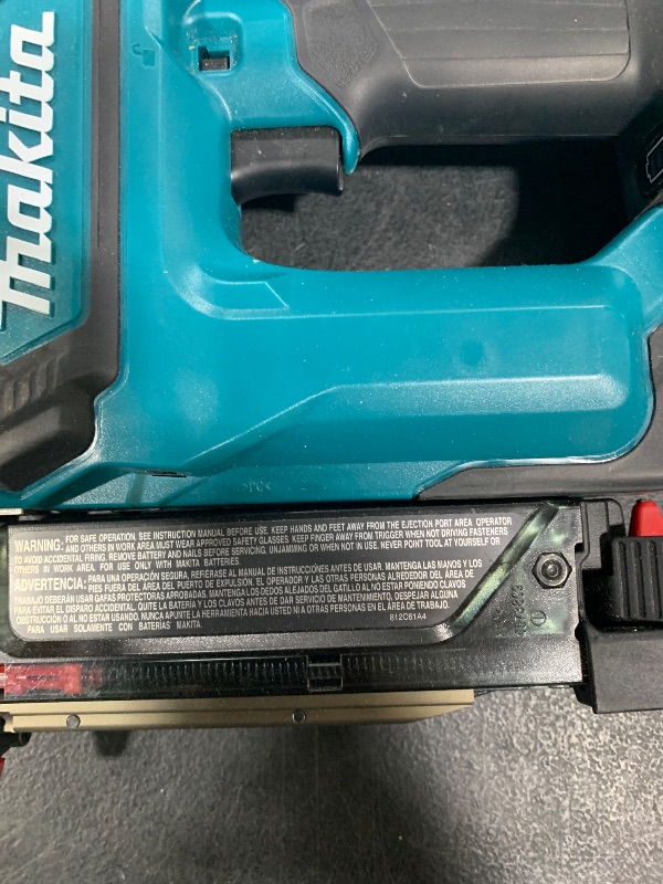 Photo 1 of Makita XTP02Z 18V LXT Lithium-Ion Cordless 1-3/8" Pin Nailer, 23 Gauge, Tool Only