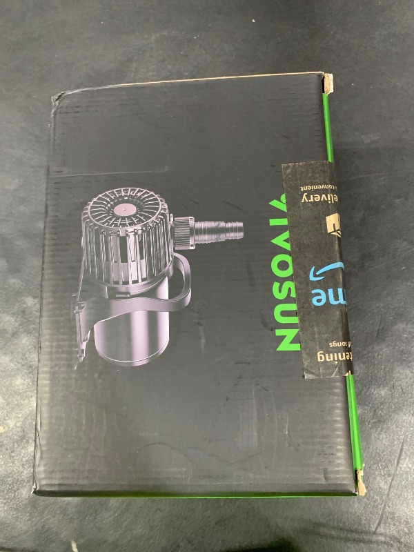 Photo 1 of VIVOSUN 1600 GPH Submersible Water Pump, 100W Pond Pump, Ultra Quiet Aquarium Pump with 15FT. Lift Height for Pond, Waterfall, Fish Tank, Statuary, Hydroponic