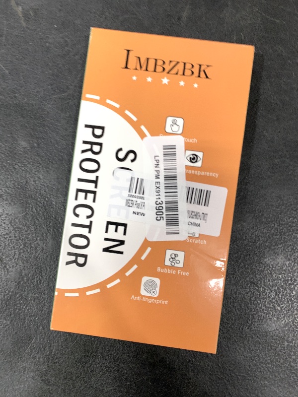 Photo 1 of IMBZBK 3 Pack Screen Protector for Google Pixel 8 Pro Tempered Glass with 3 Pack Camera Lens Protector, Accessories 9H Anti Scratch for Pixel 8 Pro, Supports Fingerprint, Case Friendly, Transparent