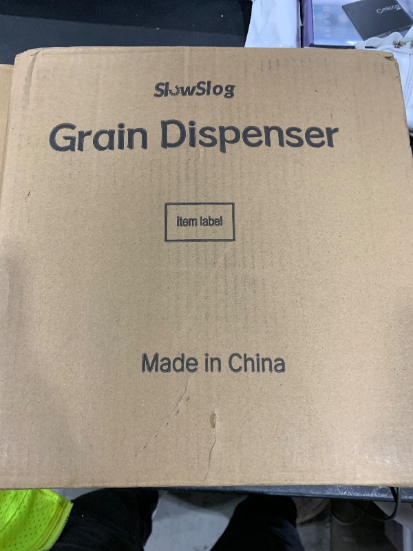 Photo 1 of Slow Slog Grain Dispenser, 360° Rotating Storage Container, 6 Grid Food Dispenser with Storage Sealed Lid, Rice Dispenser for Kitchen Grains, Beans, Rice