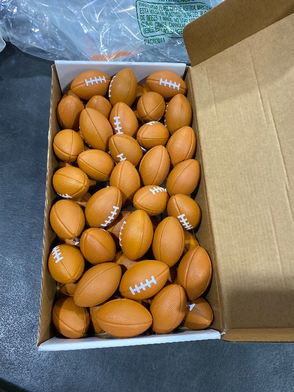 Photo 1 of 50 PIECE FOOTBALL STRESS BALL