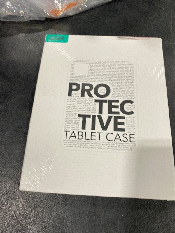 Photo 1 of ESR for iPad Pro 11 Inch Case M4 2024(5th Gen), Strong Magnetic Attachment, Slim Trifold Stand Case, Supports Pencil Pro and Pencil(USB-C), Tough Protection, Auto Sleep/Wake, Rebound Series, White