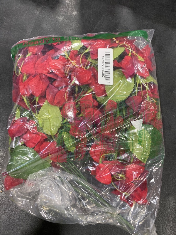 Photo 1 of 2PCS Bougainvillea Artificial Hanging Flowers Plants for Outdoors Outside Fall Decoration, Faux Silk Flowers Fake Vines UV Resistant Look Real Realistic for Front Door Porch Planter Balcony, Red
