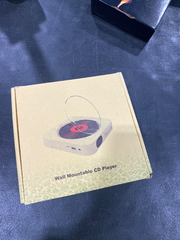 Photo 1 of MICOCIOUS Portable CD Player with Bluetooth Desktop CD Player for Home CD Music Players with Remote Control,Timer,Built-in Dual Speakers with LED Display Home Audio Boombox FM Radio (Purple)