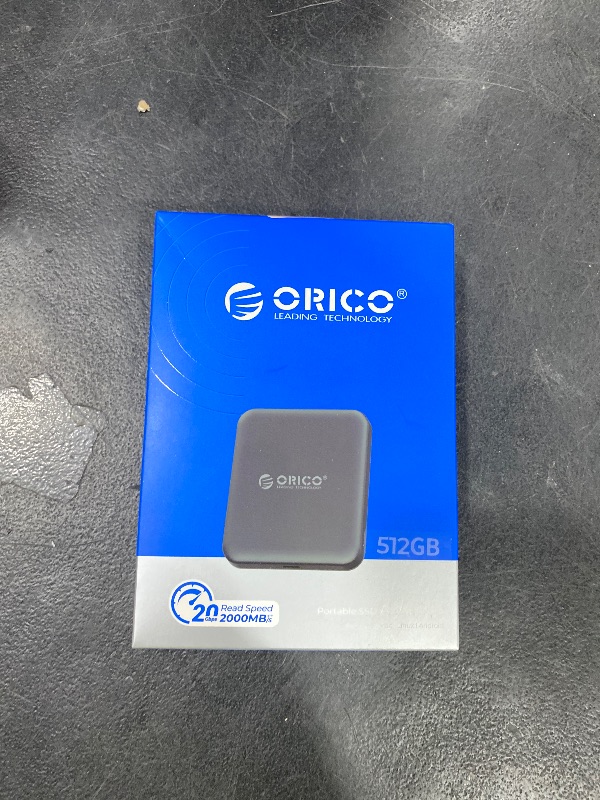 Photo 1 of ORICO 512 GB Magnetic External SSD, 4K ProRes HDR Record and Store, 2000MB/s Stable Transmission and Storage, Portable Solid State Drive, Compatible with Smartphone, Tablet, Computer - A20PLUS