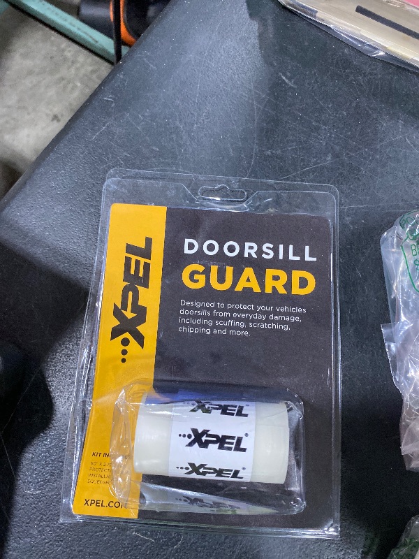 Photo 1 of XPEL Clear Universal Door Sill Guard - 60" x 2.75" - Ultimate Protection for Car or Truck Door Sills against High Traffic and Damage, Easy to Install Interior Protection Film Kit