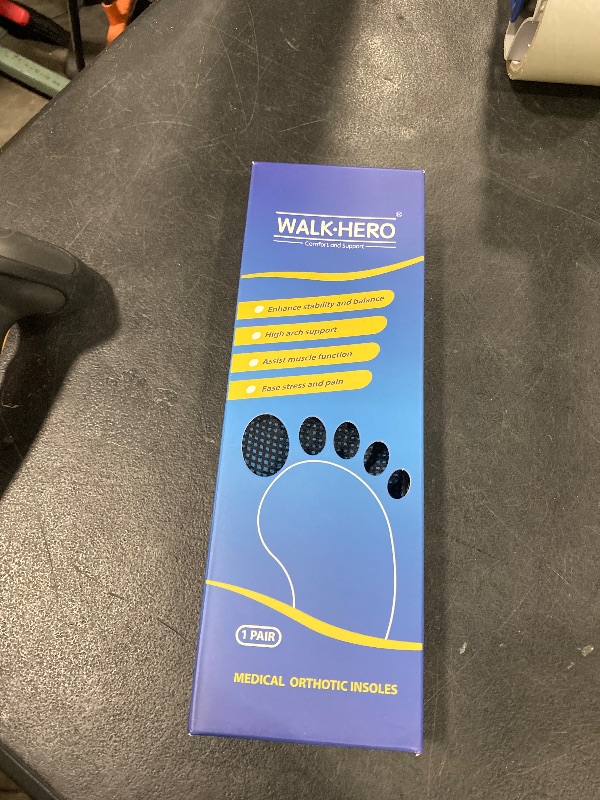 Photo 1 of Inserts Relieve Plantar Fasciitis - Flat Feet Insoles Arch Supports, Orthotic Insoles for Foot Pain Arch Pain Reduce Muscle Fatigue Absorb Shock (Mens 6-6 1/2 | Womens 8-8 1/2)