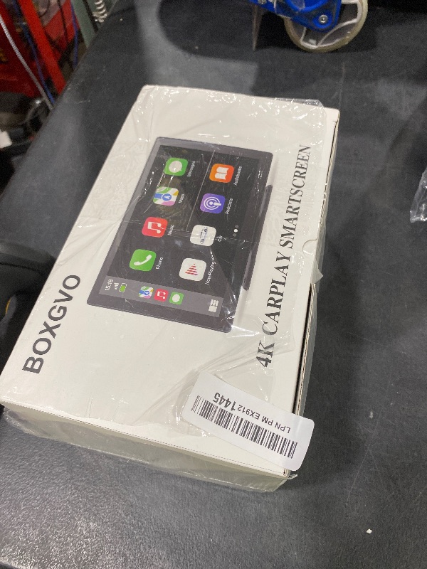 Photo 1 of BOXGVO Wireless Carplay Screen for Car with 4K Dash Cam, 9" Portable Carplay & Android Auto, Car Touchscreen with 1080p Backup Camera, GPS Navigation/Voice Control/BT/Mirror Link/FM