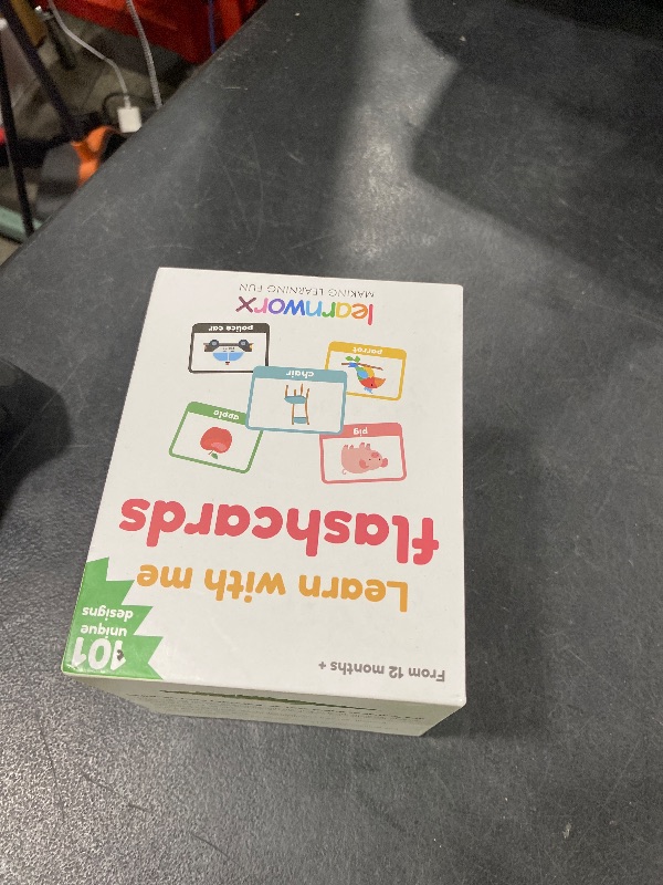 Photo 1 of LearnWorx 101 Baby Flash Cards for Toddlers 1-3 | Award Winning First Words Toddler Flash Cards | Speech Toys Help Learn Objects, Numbers & Play Games - Big Toddler Learning Flashcards Preschool Kids