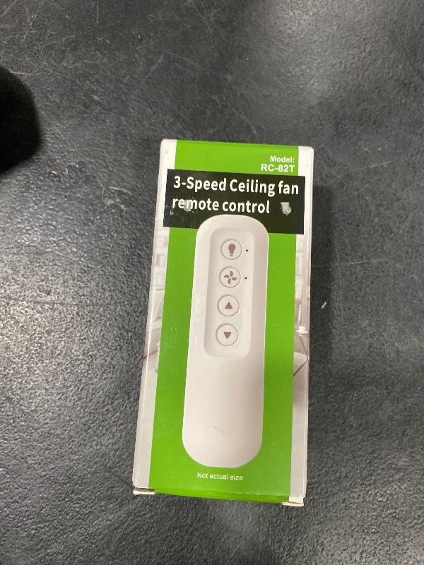 Photo 1 of Ceiling Fan Remote Control Replacement for Hunter 99770 99392 99813, Compatible with Hunter 99770 99392 99118 99122 99123 99119, Light Dimmer 3-Speed Wall Mount (Remote Only)