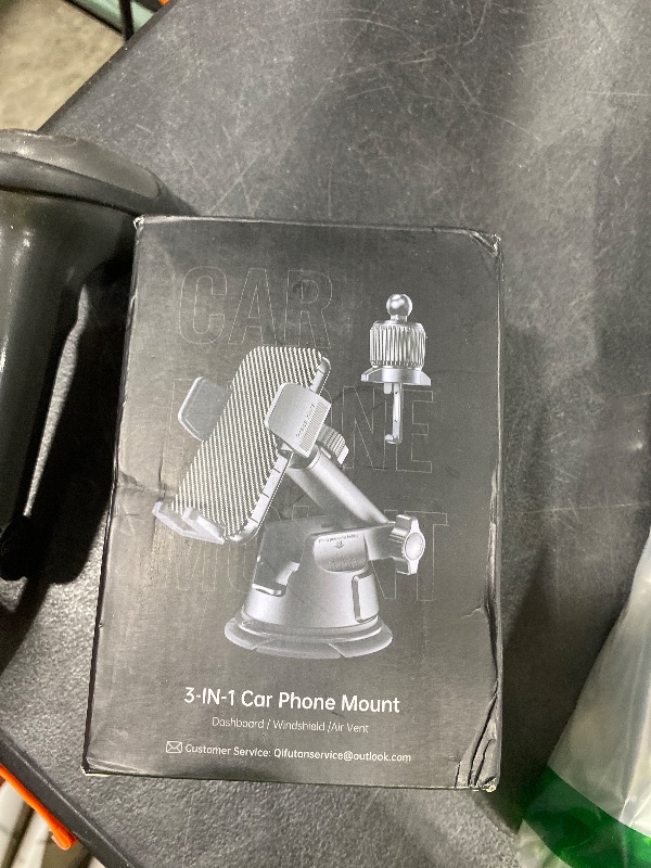 Photo 1 of Qifutan Dash Mounted Holders Phone Holders for Your Car Phone Mount for Car Windshield Dashboard Air Vent Universal Hands Free Automobile Cell Phone Holder Fit for iPhone Smartphone