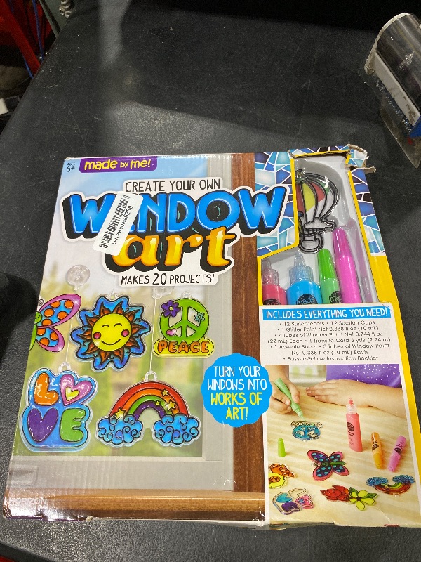 Photo 1 of Made By Me Create Your Own Window Art, Paint Your Own Suncatchers, DIY Arts & Crafts Idea, Craft Kits for Kids, Crafts for Kids & Toddlers, Toddler Arts and Crafts