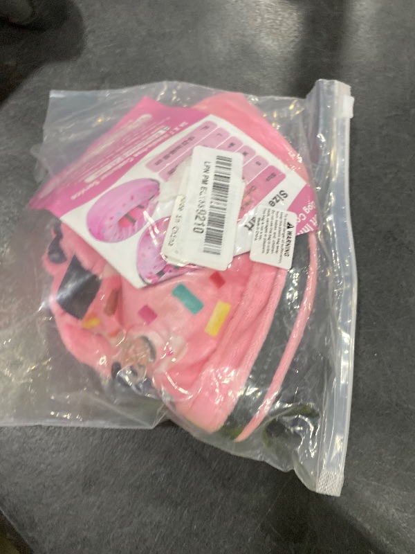 Photo 1 of Didopet Inflatable Dog Pillow Cone Collar After Surgery, Donut Soft Neck Cone for Pug Dachshund Medium Dogs, etc, Recovery E Collar to Stop Licking Pink