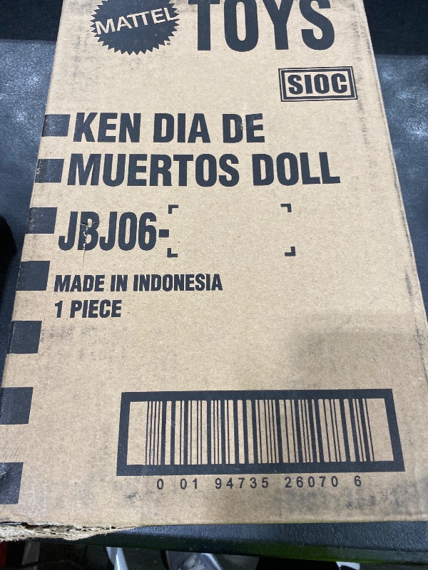 Photo 1 of Barbie Signature Ken Doll, Día De Muertos 2025 Collectible with Cream Shirt, Black Vest and Trousers, Sombrero and Calavera Face Paint