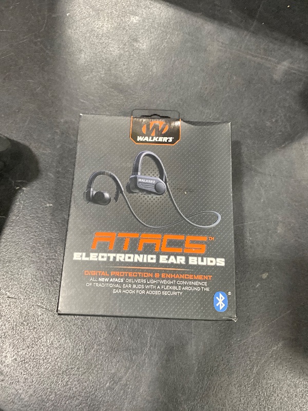 Photo 1 of Walker's Shooting Ear & Hearing Protection Sport Electronic Bluetooth Rechargeable ATACS Wireless Earbuds
