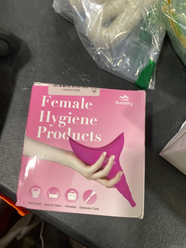 Photo 1 of Female Urination Device, Reusable Female Urinal Silicone Women Pee Funnel Allows Women to Pee Standing Up, Portable Womens Urinal is The Perfect Companion for Camping,Outdoor,Travel