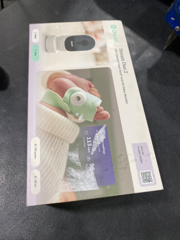 Photo 1 of Owlet® Dream Duo Smart Baby Monitor: FDA-Cleared Dream Sock® Plus Owlet Cam 2- Tracks & Notifies for Pulse Rate & Oxygen While Viewing Baby in 1080p HD WiFi Video