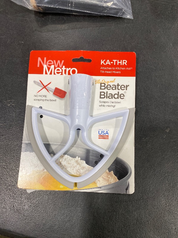 Photo 1 of New Metro KA-TH Original Beater Blade Works w/ KitchenAid 4.5 - 5 Qt Tilt-Head Stand Mixers, Grey