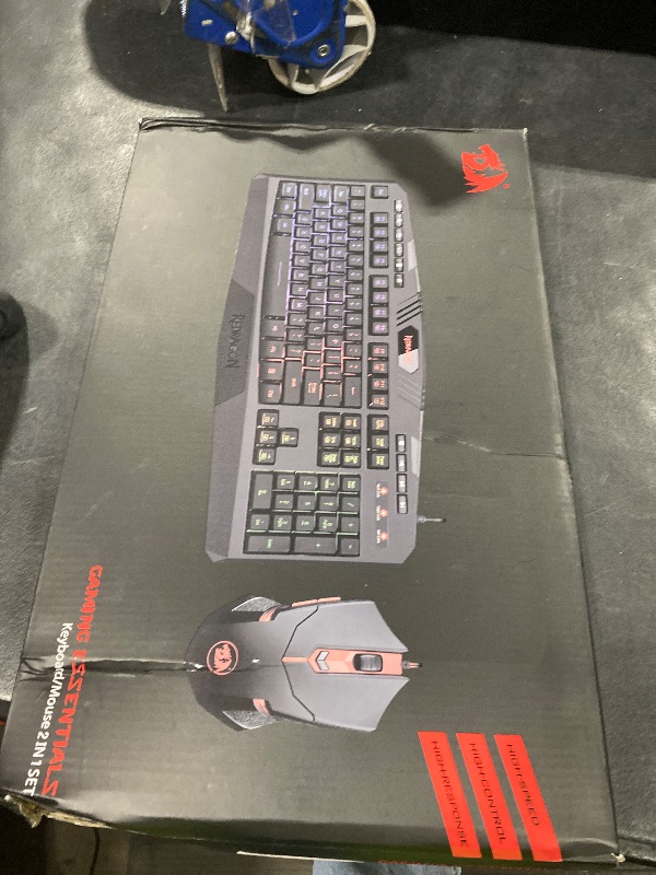 Photo 1 of Redragon S101 Gaming Keyboard, M601 Mouse, RGB Backlit Gaming Keyboard, Programmable Backlit Mouse, Value Combo Set [New Version]