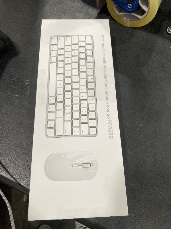 Photo 1 of Bluetooth Keyboard and Mouse Combo for Mac, Rechargeable, Mini Size, Comfortable Natural Typing, 4 Level DPI, Wireless Keyboard and Mouse Compatible with Mac, iPad, iPhone