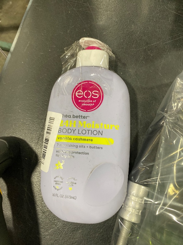 Photo 1 of eos Shea Better Body Lotion Vanilla Cashmere, 24-Hour Moisture Skin Care, Lightweight & Non-Greasy, Natural Shea, Vegan, Vanilla Body Lotion, 16 fl oz