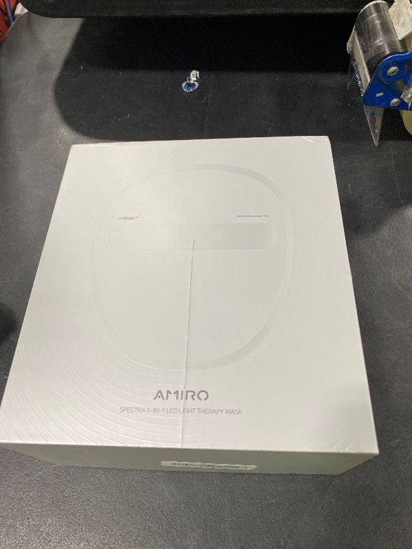 Photo 1 of AMIRO Spectra 5-in-1 Light Therapy Face Mask, Contour With Blue, Red, Green, Yellow, and Infrared Light, 3 Modes for Oily, Acne-Prone, and Sagging Skin, Skincare for Face, Silver
