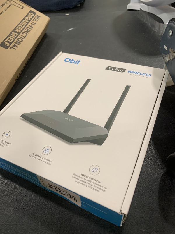 Photo 1 of Dbit N300 Easy Setup Wireless Wi-Fi Router Smart Home Internet Router - 2 x High Power Antennas, 4 x Fast Ethernet Ports, Supports Wireless Repeater, WISP Mode (T1 Pro)