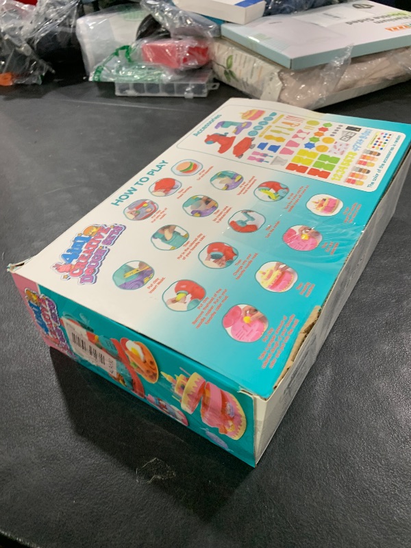 Photo 1 of 4-in-1 Playdough Sets for Kids 2-4-8 Ultimate 87 PCS Play Dough Tools, 24 Clay Creative Kitchen Set Ice Cream Hamburger Cake Noodle Maker Arts Crafts Food Toys Gifts for Boy Girl Kids Age 3 4 5 6