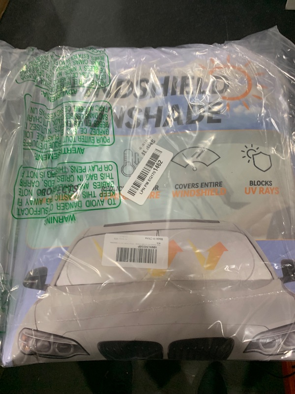 Photo 1 of Sun Shade for Sonata Windshield Sunshades for Hyundai Sonata 2014-2019 Windshield Cover Front Window Retractable Shields 240T Silver Coating Protector Sun Visor Blocks UV Rays Heat Car Accessories