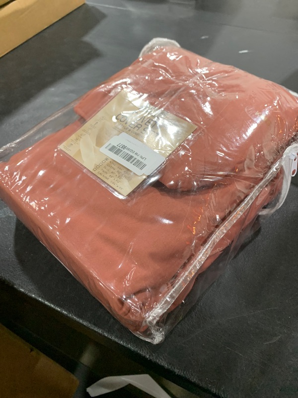 Photo 1 of Hearth & Harbor King Duvet Cover Set - King Soft Prewashed Pink Clay Duvet Cover, 3 Piece Set with Zipper Closure, 1 Duvet Cover 104x90 inches and 2 Pillow Shams