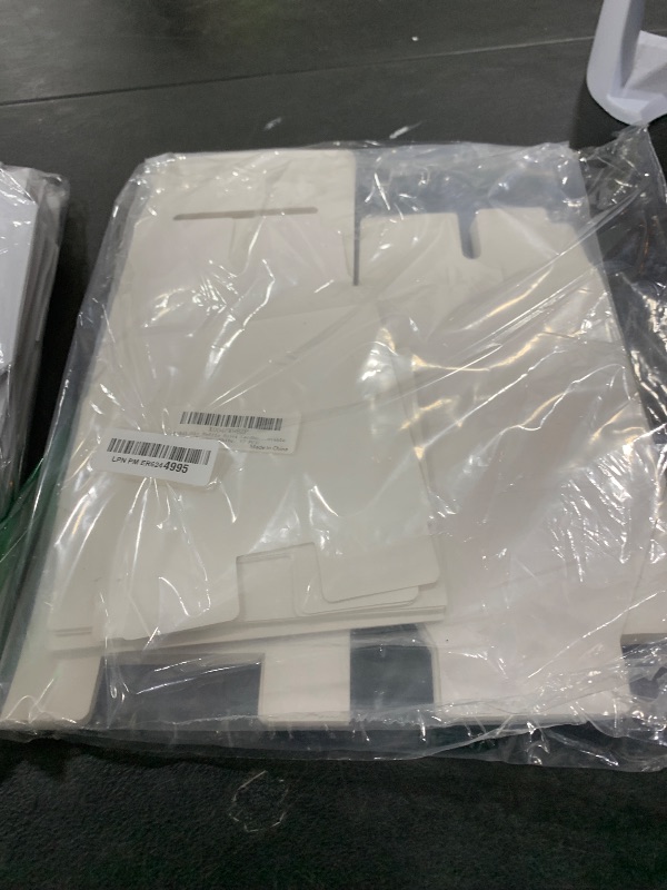 Photo 1 of zzhxkjhky 12 Pcs Raffle Boxes Cardboard Box with Slot for Ticket and Removable Header, 6 x 6 x 6 Inch Ballot Box Donation Box Charity Box for Collecting Business Card Voting Contest (White, 12 PCS)