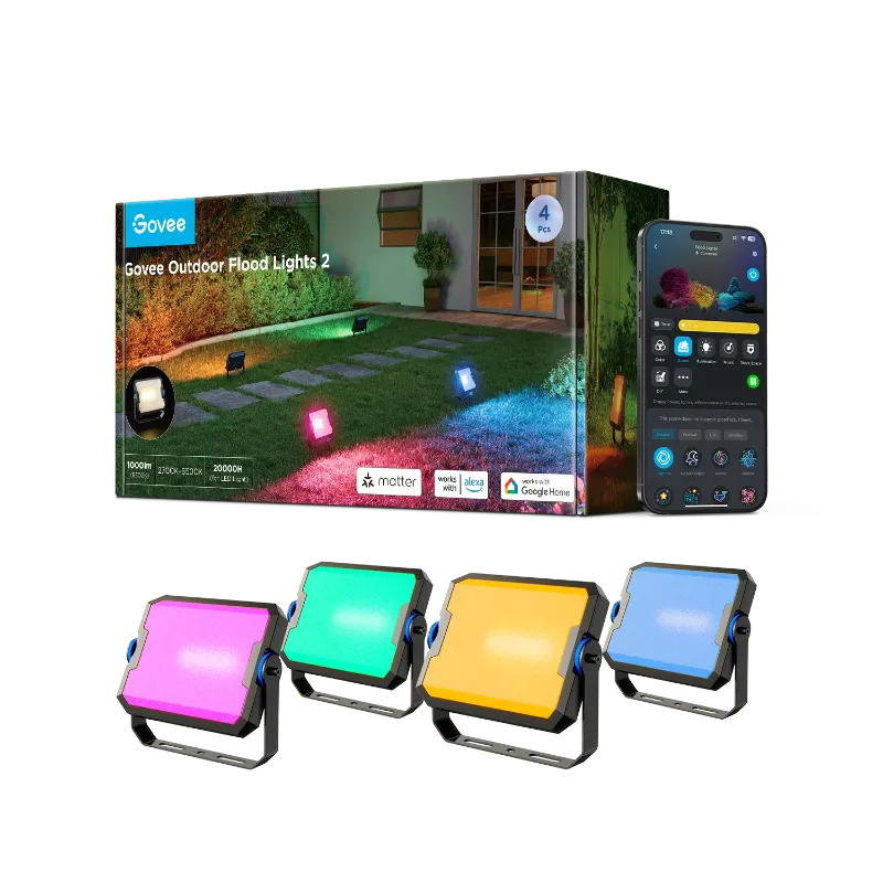Photo 1 of Govee Outdoor Flood Lights 2